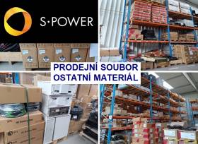 Prodej souboru zásob spotřebního materiálu - EURO palety, šrouby,  hmoždinky a ostatní z majetku S-Power Energies