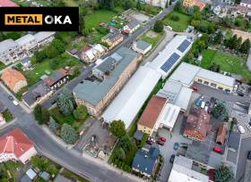 Výrobní areál kovovýroby v centru města Varnsdorf, užitná plocha budov 1.813 m2, pozemky 5.277 m2, z majetku METAL OKA, s.r.o.