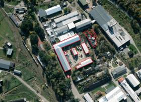 Prodej souboru 8 budov (staveb) ve výrobně skladovacím areálu; podlahová plocha 5.239 m2, průmyslová část Semtín, Pardubice