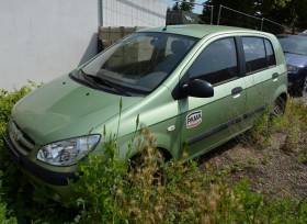 Osobní automobil Hyundai Getz, RZ 5SZ8247, 2007, stav tachometru 77.985 km, z majetku PAMA Poděbrady s.r.o. 