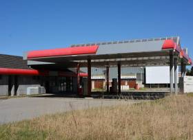 Čerpací stanice PHM, pozemky celkem 2.666 m2, Nová Bystřice, 2 km od hranice s Rakouskem