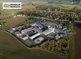 Prodej výrobně skladovacího areálu, UP 3.013 m2, pozemky 20.522 m2, Hranice-Slavíč, z majetku MORKUS Morava s.r.o.