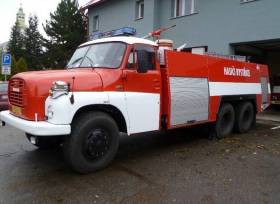 Prodej hasičského cisternového automobilu - TATRA T2-148 P, stav tacho k 29.5.2018 - 8330km